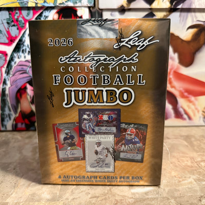 2026 Leaf Autograph Collection Football Jumbo Hobby Box