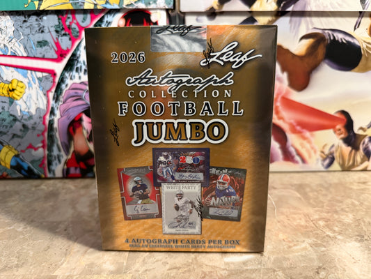 2026 Leaf Autograph Collection Football Jumbo Hobby Box