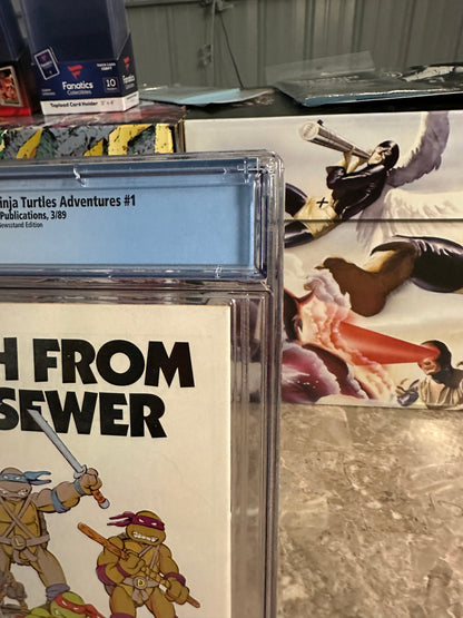 Teenage Mutant Ninja Turtles Adventures #1 Newsstand CGC 9.4 (1989) - New Case