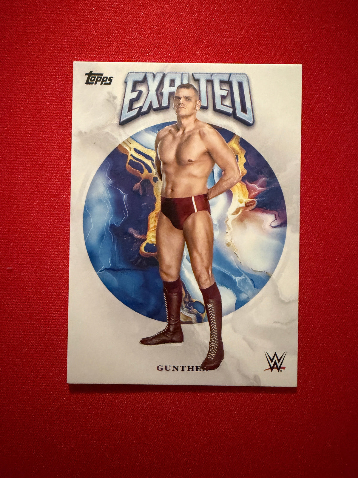 Gunther 2026 Topps Exalted WWE Black and White Signatures /25 + Base Lot