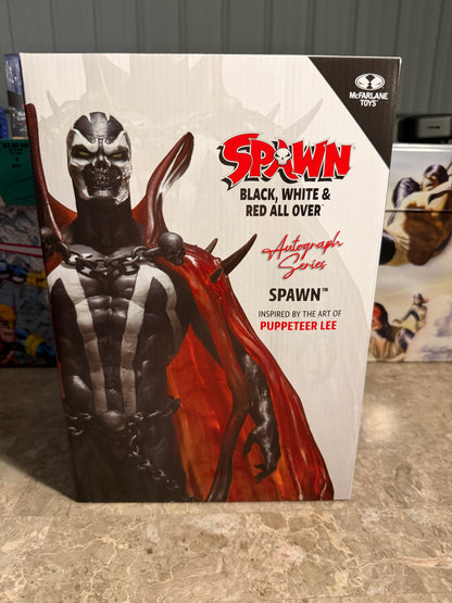 💀 McFarlane Toys – Spawn: Black, White & Red All Over (Autograph Series)
