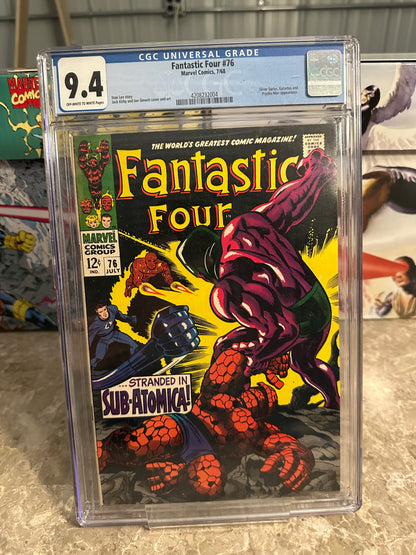 Fantastic Four #76 CGC 9.4 OWTW (1968 Marvel)