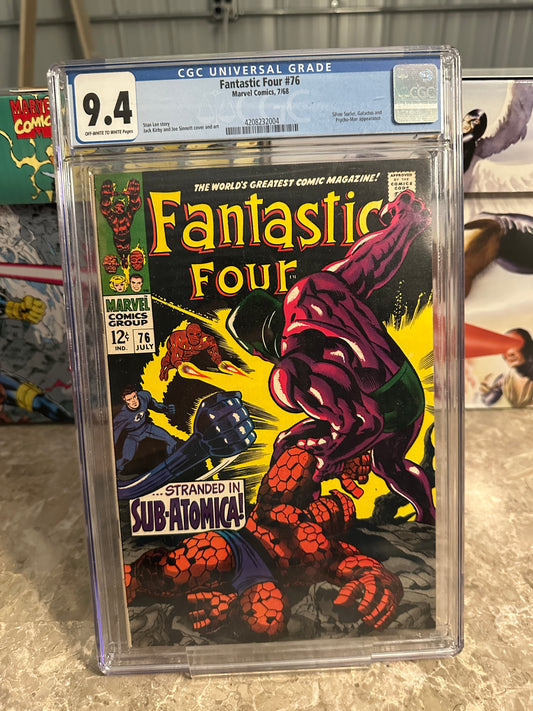 Fantastic Four #76 CGC 9.4 OWTW (1968 Marvel)
