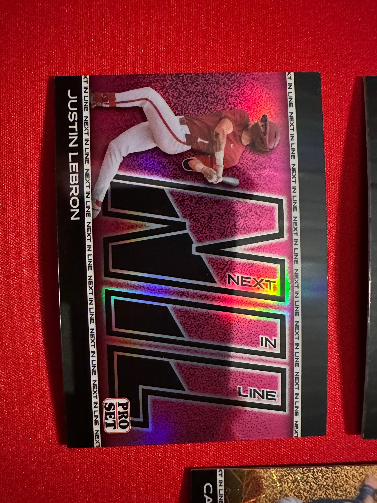 2026 Pro Set NIL Lot Justin Lebron /6 TWO 1/1s Flora Super Prismatic Appenzeller Gold