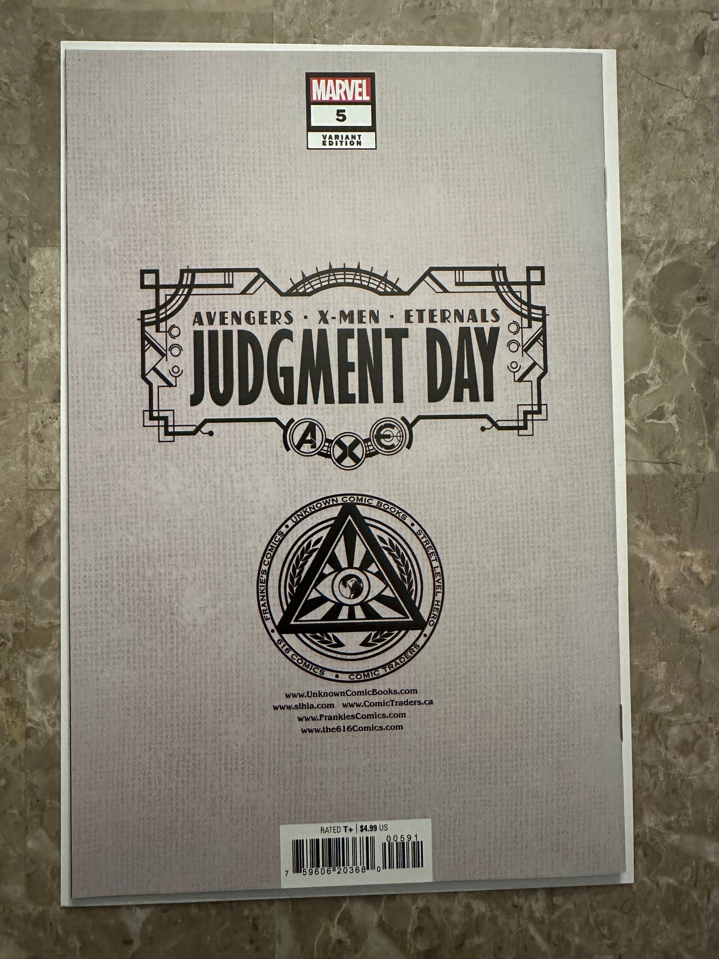 Avengers X-Men Eternals Judgment Day #5 NM+ 9.6 (Marvel 2022) - Nakayama Virgin