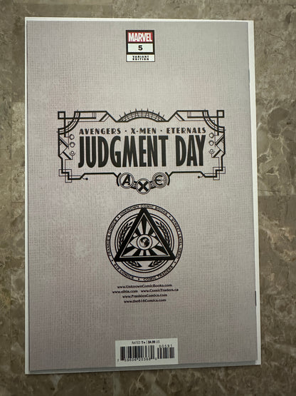 Avengers X-Men Eternals Judgment Day #5 NM+ 9.6 (Marvel 2022) - Nakayama Virgin