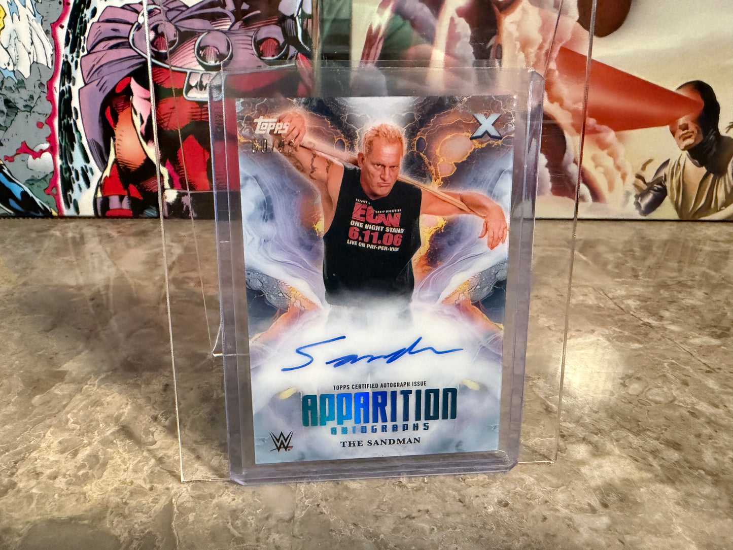 Sandman 2026 Topps Exalted WWE Apparition Autographs /99 #APA-TSM