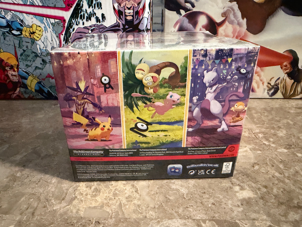 Pokémon TCG: 30th Celebration Mini Tin Display Box (10 Mini Tins Included)