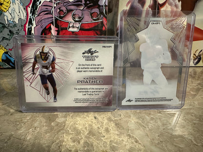 Kaden Prather AUTO LOT 2025 Leaf Trinity PATCH /45 & Clear Acetate /7