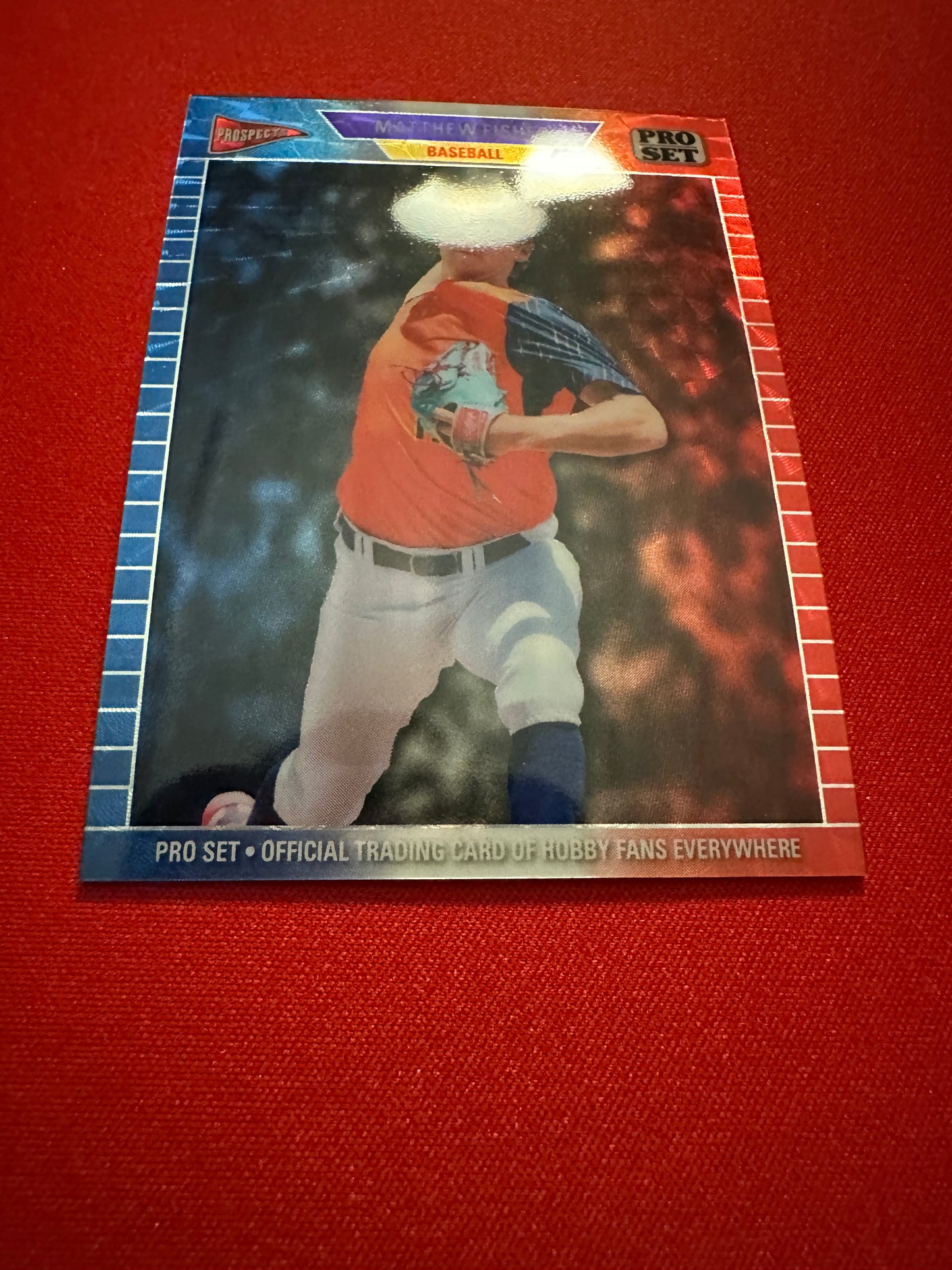 Matthew Fisher 2026 Leaf Pro Set Red White Blue Super Prismatic 1/1