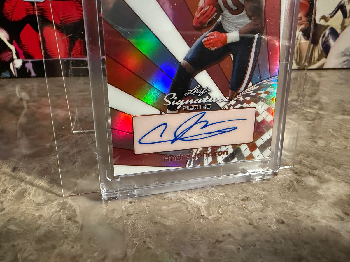 Andre Johnson 2026 Leaf Signature Series 70s Series Auto White 1/1