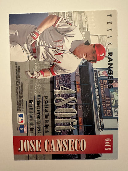 1995 Donruss Long Ball Leaders (8 card set) - Higher grade