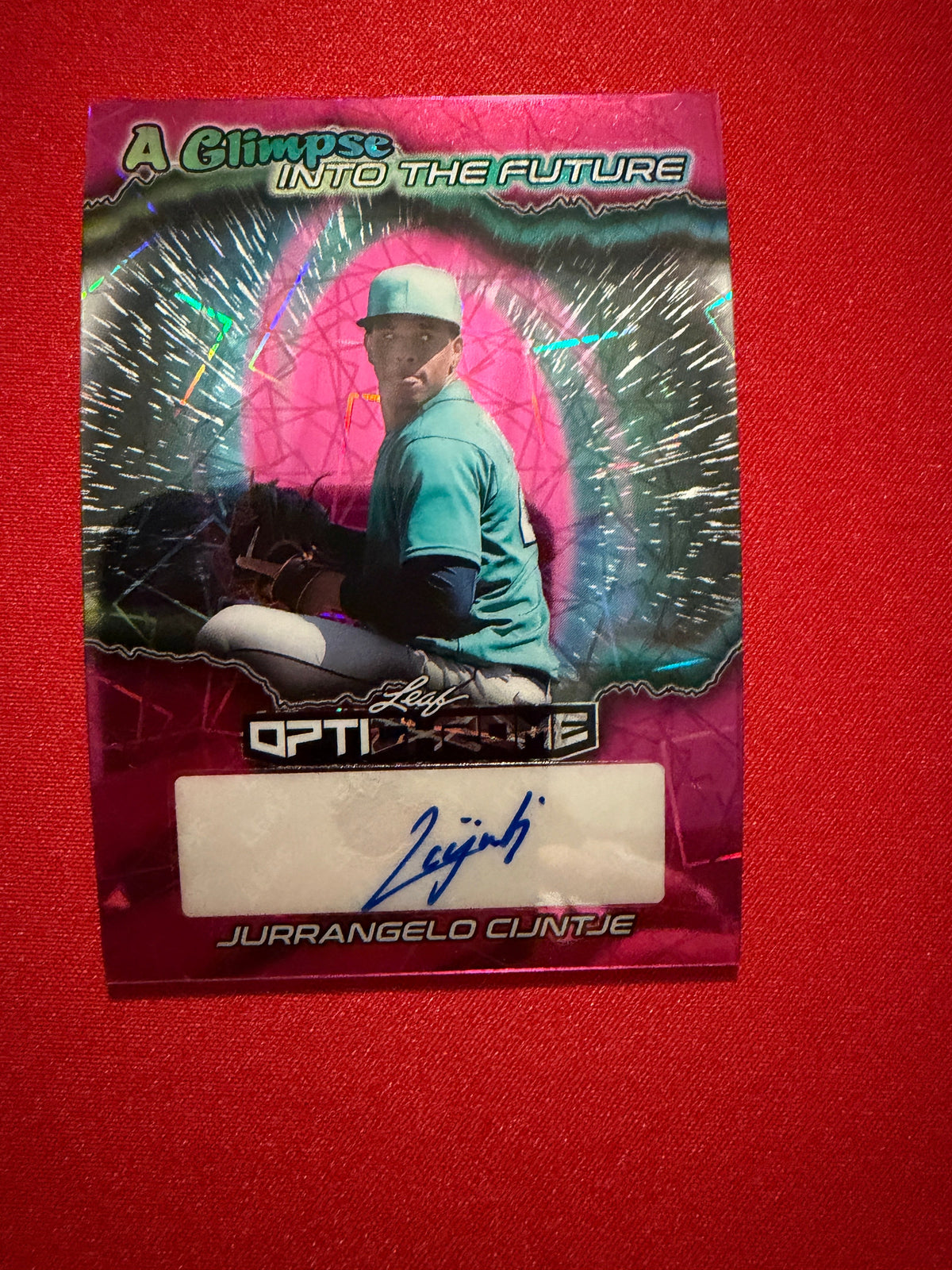 Jurrangelo Cijntje 2025 Leaf Optichrome Glimpse Into Future Auto Pink Lazer 1/8