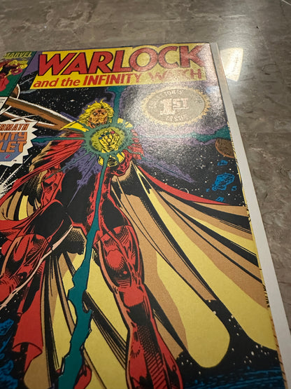 Warlock and Infinity Watch #1 Newsstand VF/NM 9.0 (Marvel 1992)