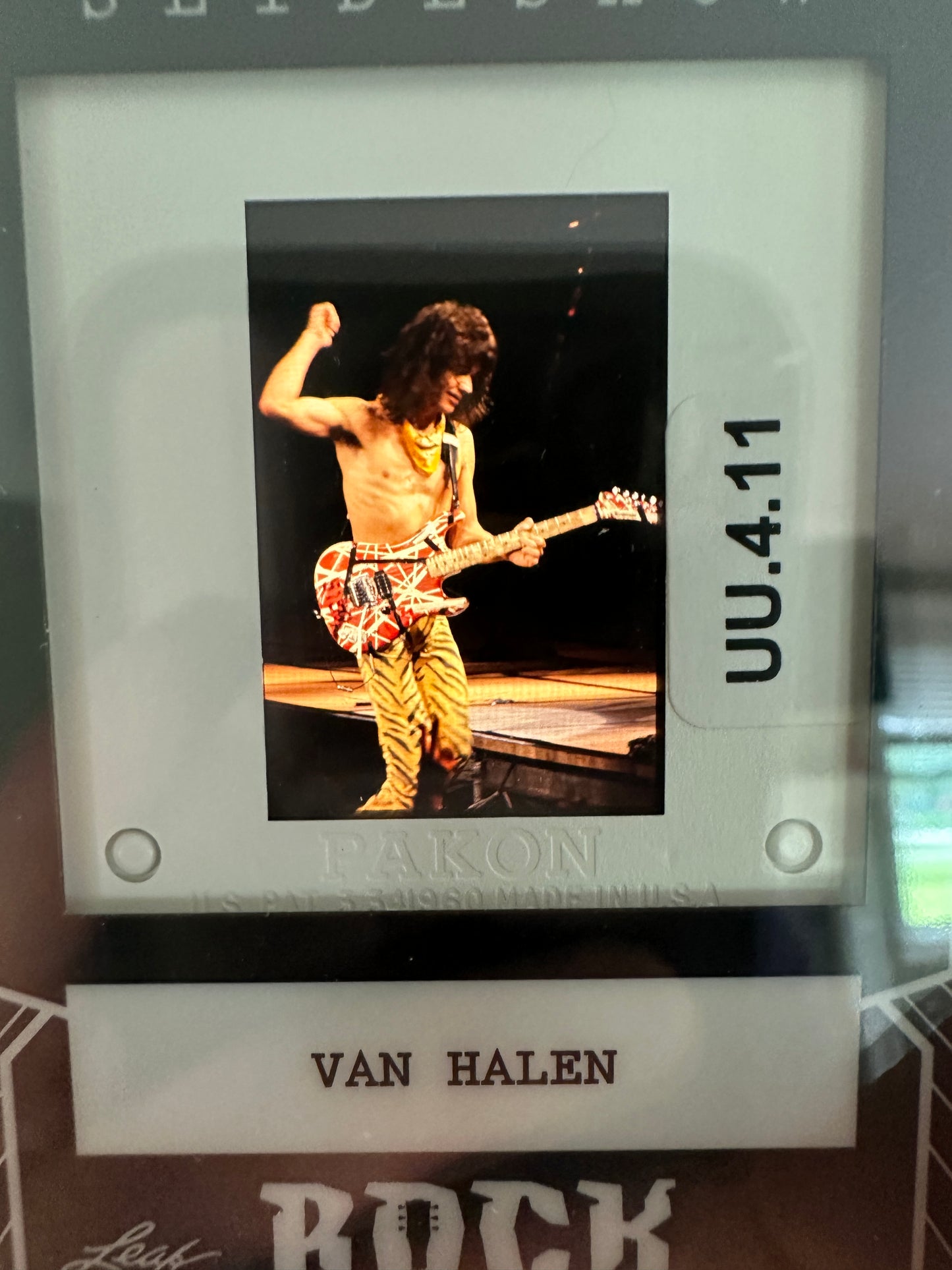 2026 Leaf Slideshow VAN HALEN 7-Slide LOT Classic David Lee Roth Era 1978-1984