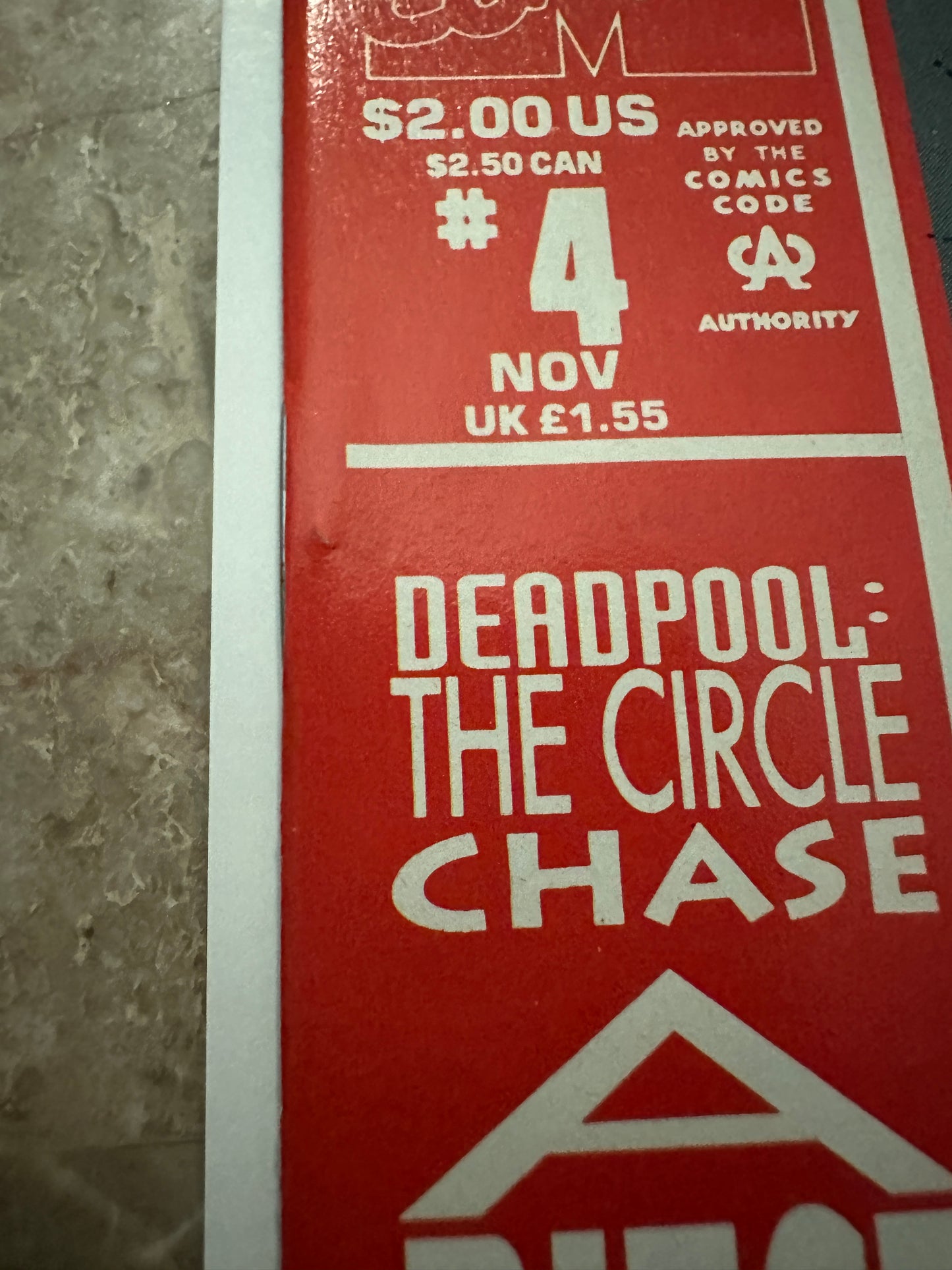 Deadpool #4 NM- 9.2 (1993 Marvel)