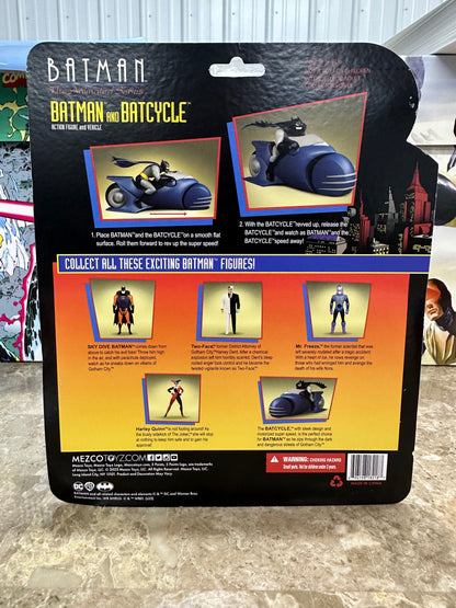 Batman: The Animated Series Batcycle 5 Point Figure Set