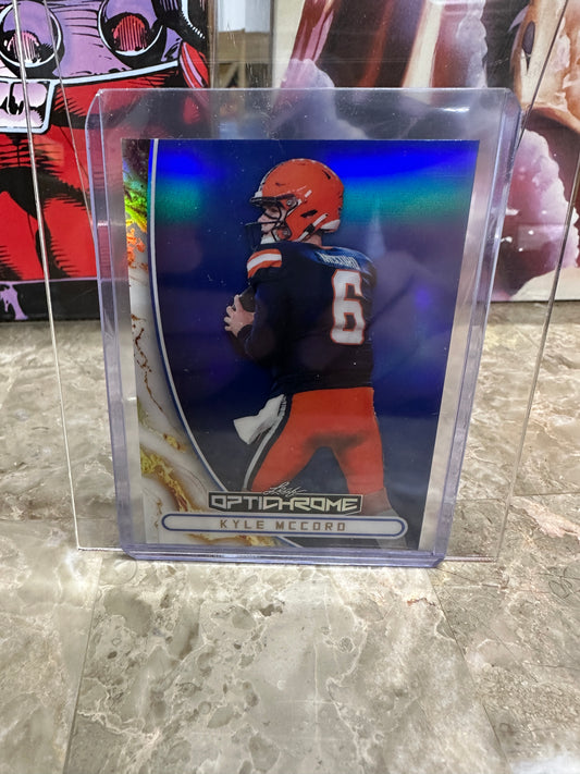 2026 Leaf Optichrome KYLE McCORD Blue Prismatic 1/1 Syracuse Record Holder