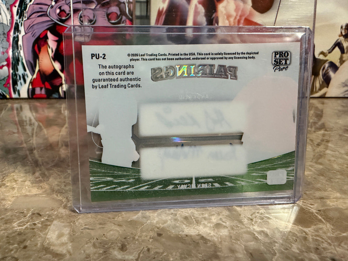 2026 Leaf Pro Set Metal Andy Reid Sean McVay Pure Pairings Rare Dual Auto Super Bowl /8
