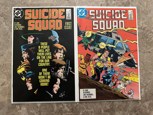 Suicide Squad #1-2 Higher Grade (DC Comics 1987)