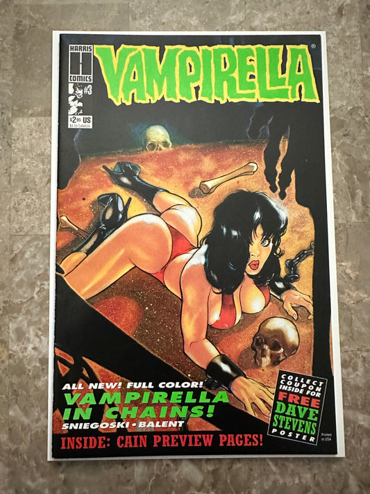 Vampirella #3 & 4 VF/NM 9.0 (1993 Harris) - Hughes Covers w/ Coupon