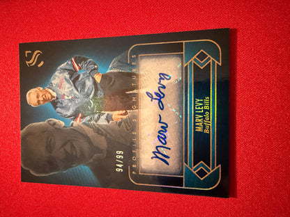 Marv Levy 2025 Panini Silhouette Football Profile Signatures /99