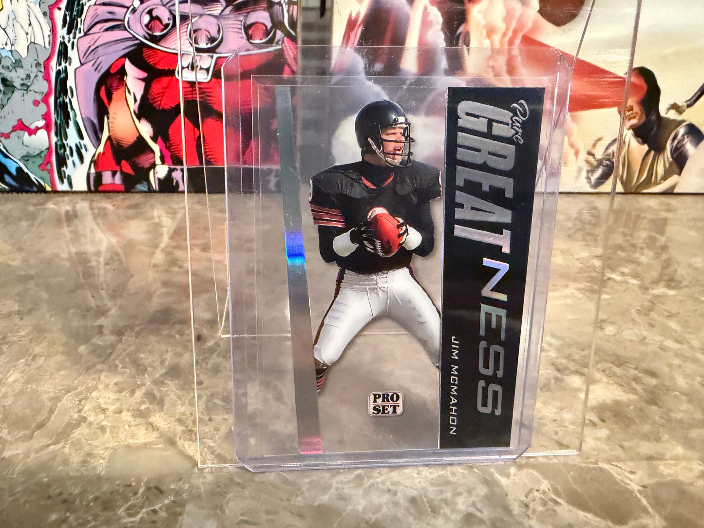 2026 Leaf Pro Set Metal Football Jim McMahon Pure Greatness 1/5 Bookend