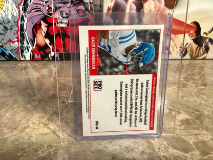 Caleb Cunningham 2026 Leaf Pro Set Metal 1989 Super Prismatic Red Flood 1/1