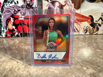 Isabella Nilsen 2026 Leaf Women of Sport Base Auto Red /3
