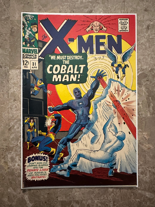 X-Men #31 VG+ 4.5 (1967 Marvel Comics) - Higher grade w/ oxidation