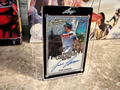 Jose Canseco 2026 Leaf City of Champions Signs Auto New York Silver Shimmer /9
