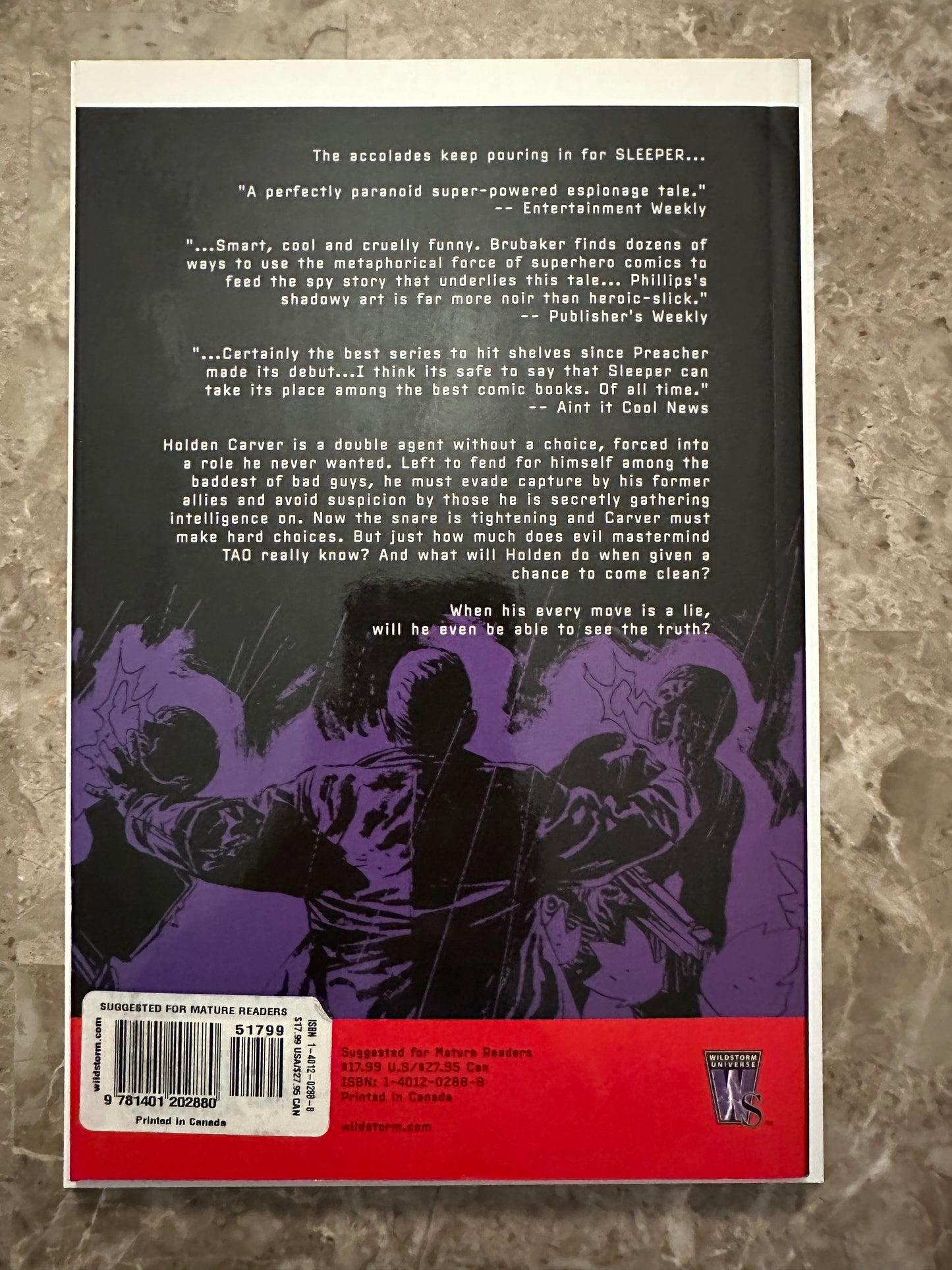 Sleeper Out in the Cold #1-4 TPBs (DC 2019)