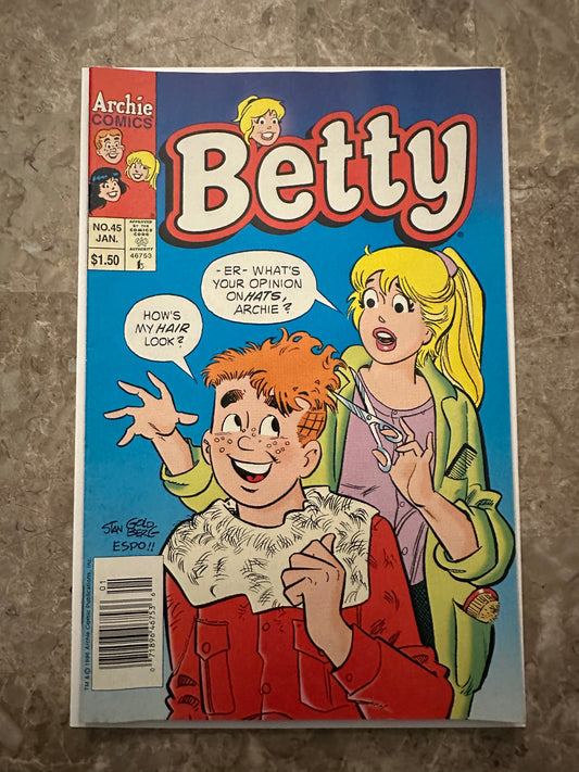 Betty #45 VF- 7.5 (Archie 1997)
