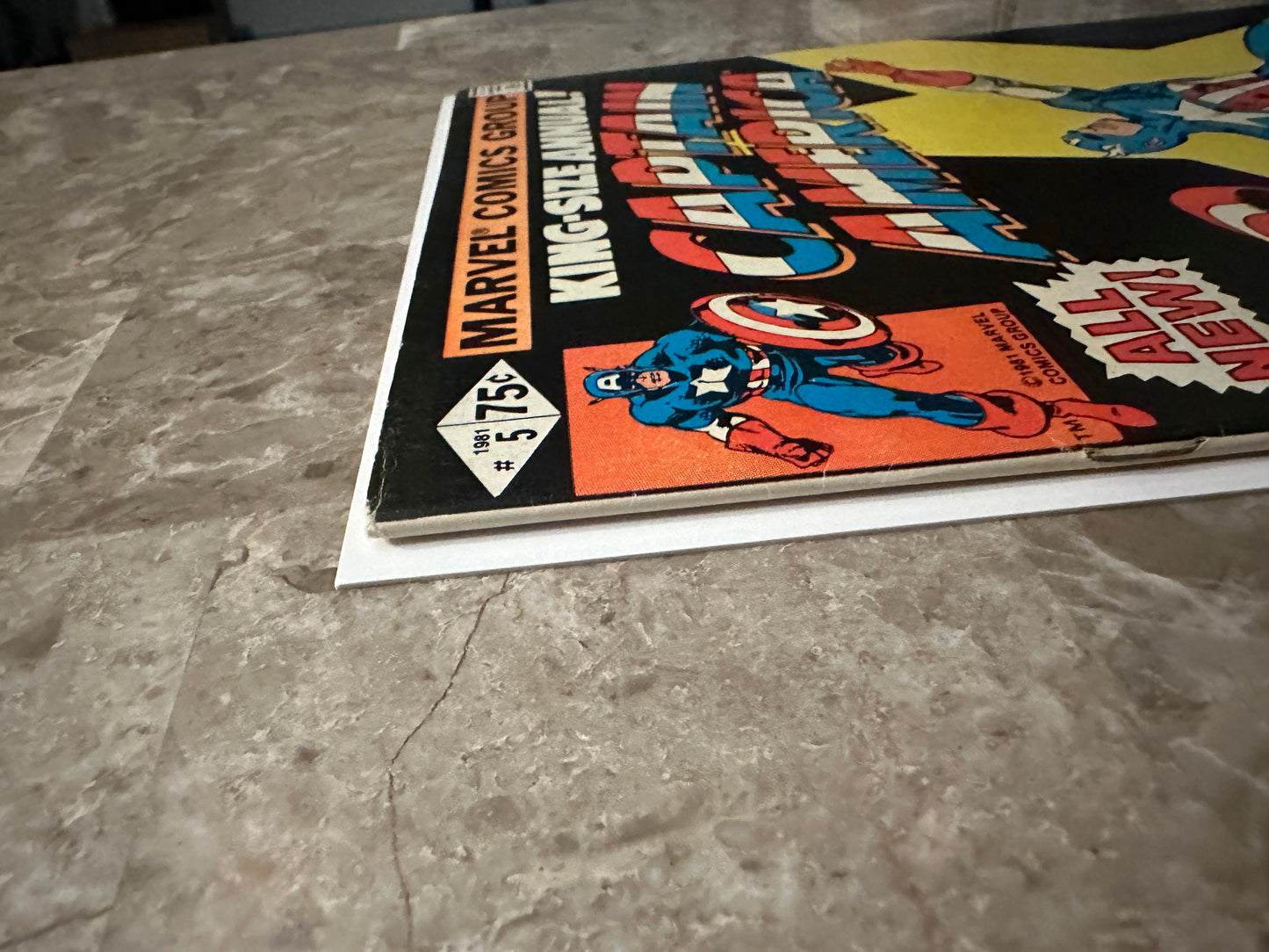 Captain America Annual #5 VG+ 4.5 (1981 Marvel) - Appears FN+