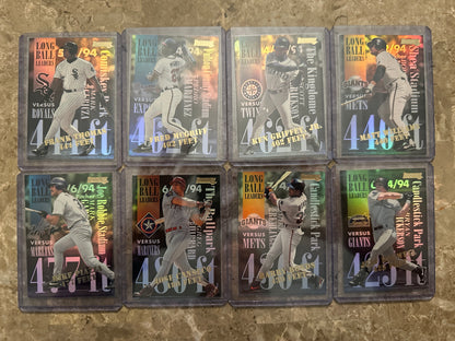 1995 Donruss Long Ball Leaders (8 card set) - Higher grade