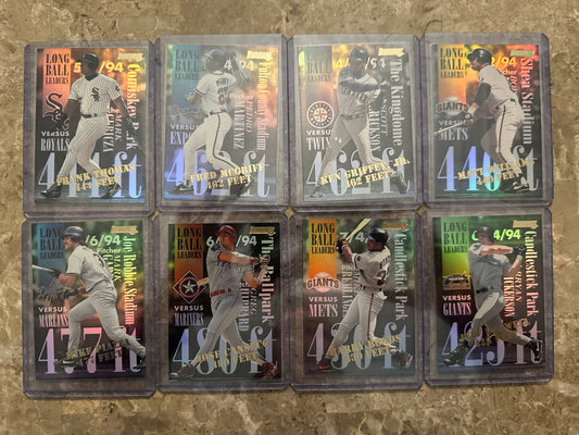 1995 Donruss Long Ball Leaders (8 card set) - Higher grade