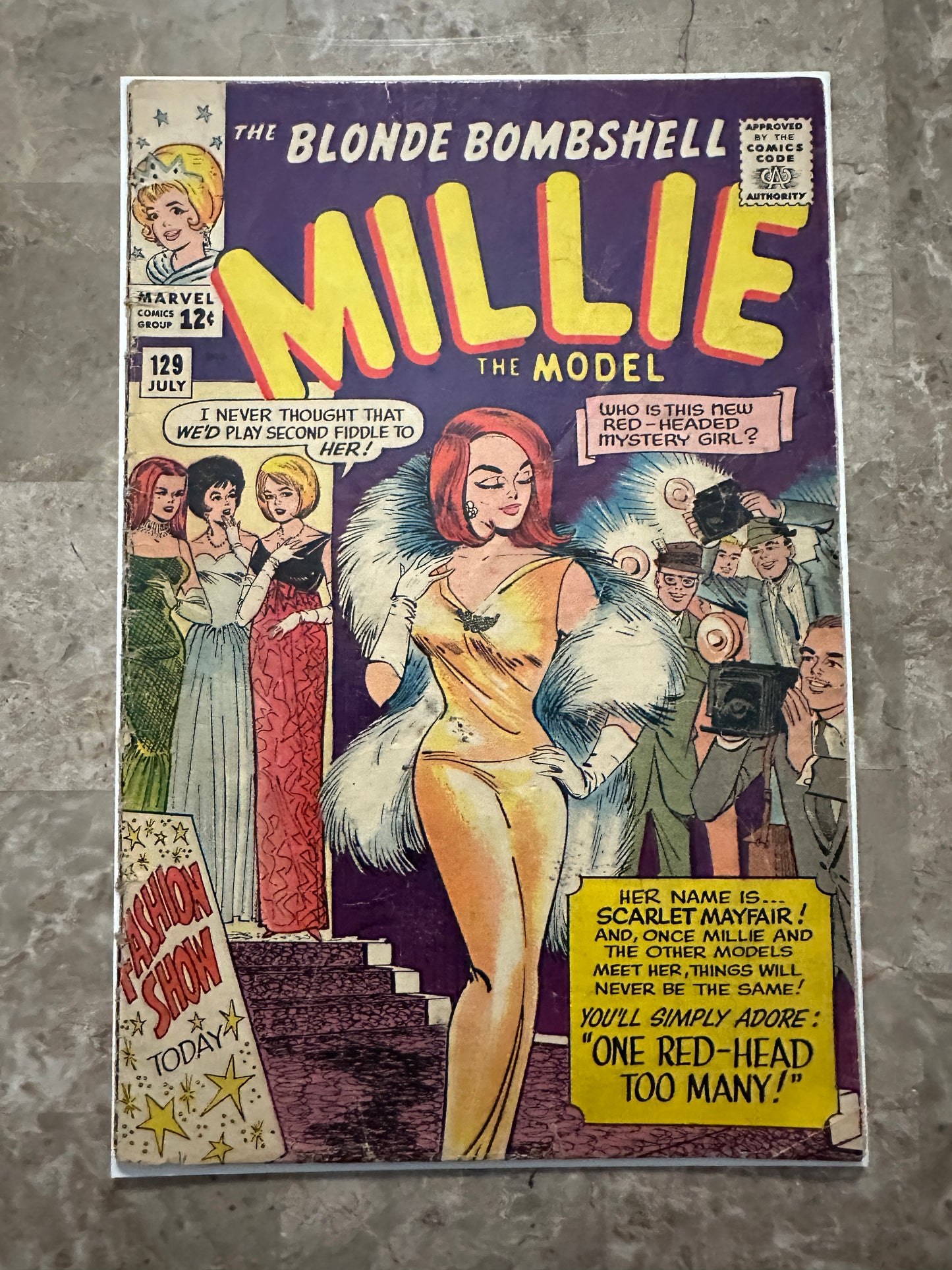 Millie the Model #129 VG- 3.5 (1965 Marvel Comics)