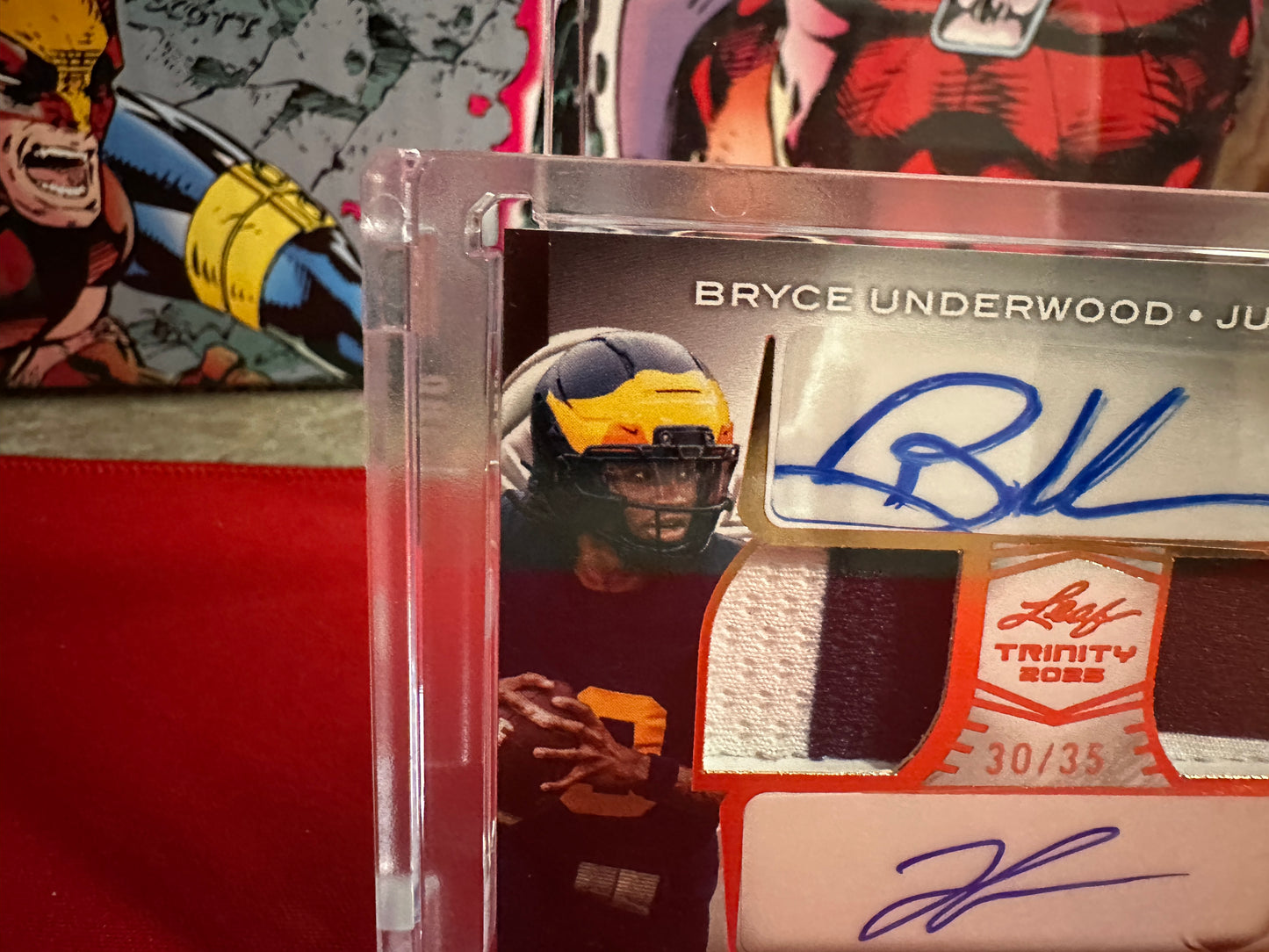 2025 Leaf Trinity Bryce Underwood/Juju Lewis Dual Rookie Auto Memo /35 Redemption