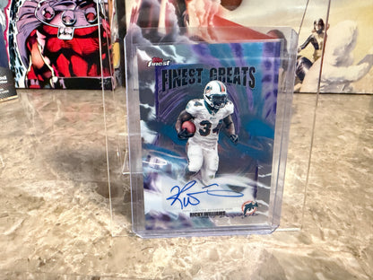 2025 Topps Finest Football Ricky Williams Finest Greats Auto FGA-RW