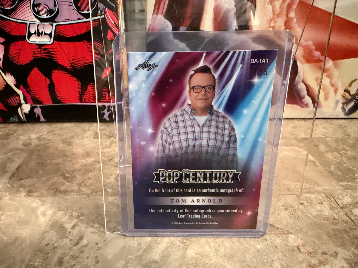 Tom Arnold 2026 Leaf Pop Century Base Silver Crystal /25