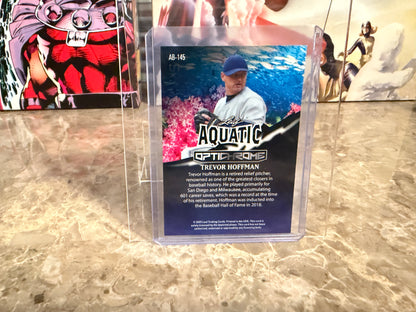 Trevor Hoffman 2025 Leaf Optichrome Baseball Aquatic Base Crystal Turtle 1/1