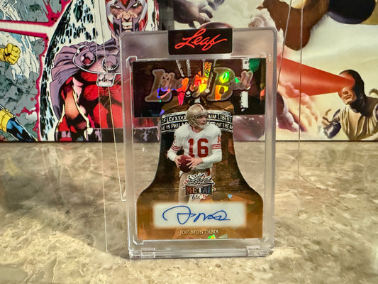 Joe Montana 2026 Leaf Independence Day Liberty Bell Auto Gold Color Match 1/1
