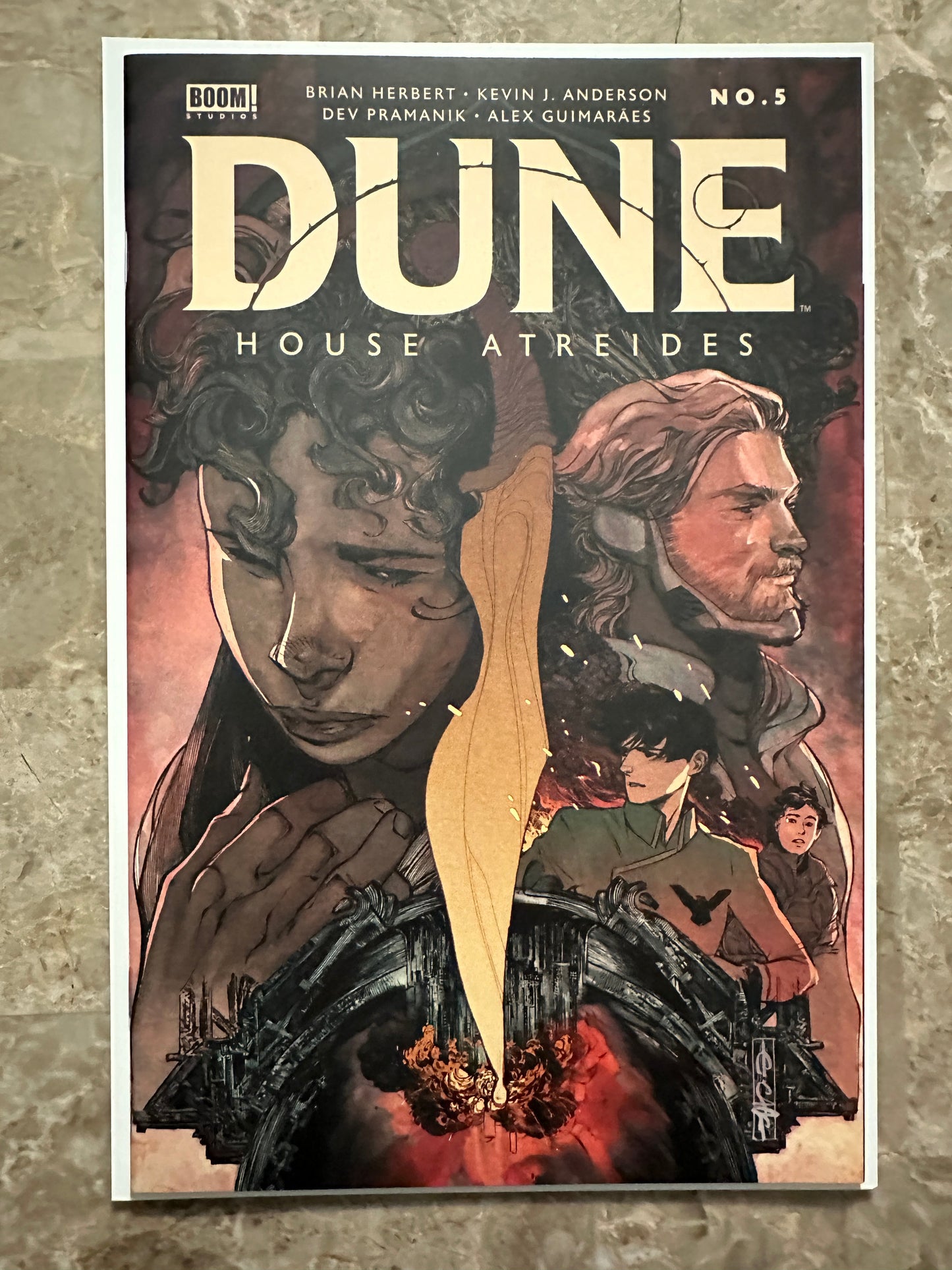 Dune House Atreides #1-5 Starter Set 1st Prints 9.4-9.8 (2020 Boom)
