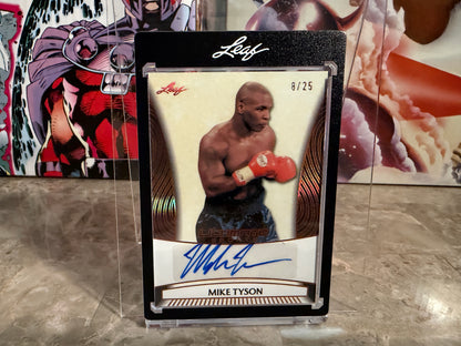 Mike Tyson 2026 Leaf Ultimate Sports Ultimate Signatures Auto Bronze /25