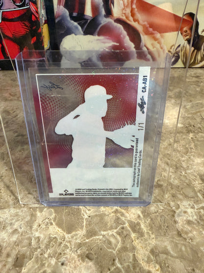 2026 Leaf Vivid Baseball Clear Stardust Purple Anderson Brito Auto 1/1