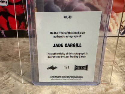 Jade Cargill 2026 Leaf Metal Ring Kings 1948 Auto Gold 1/1