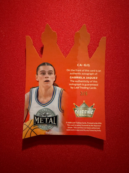 Gabriela Jacquez 2026 Leaf Women of Sport Court Queens Auto First Leaf Auto