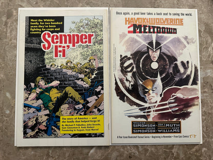 Punisher War Journal #1-14 High Grade Newsstand Starter Set (1988 Marvel)