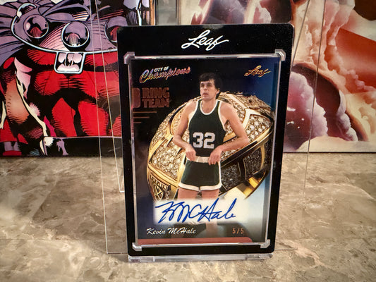Kevin McHale 2026 Leaf City of Champions Ring Teams Auto Bronze 5/5