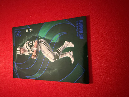 Joe Namath 2025 Panini Silhouette Football Base Blue /99 #64